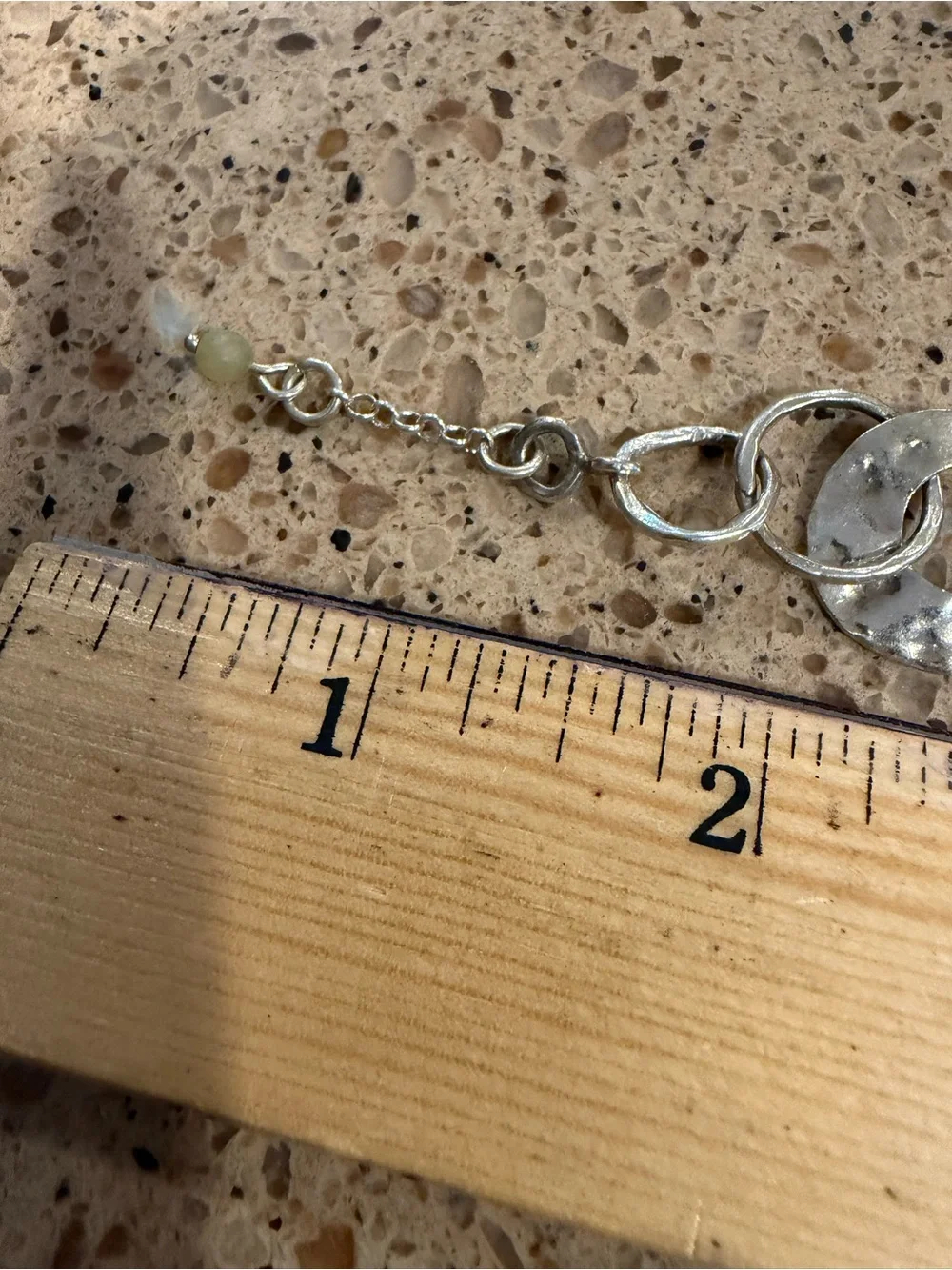 Silpada Silver Tone Mixed Circle Link Bracelet